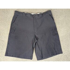 PGA Tour Men Active Waistband Golf Strech Shorts Sz 40 Blue Pockets Cargo Sports